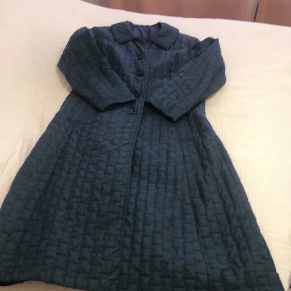 Vintage The Alligator blue winter/rain coat. Size M